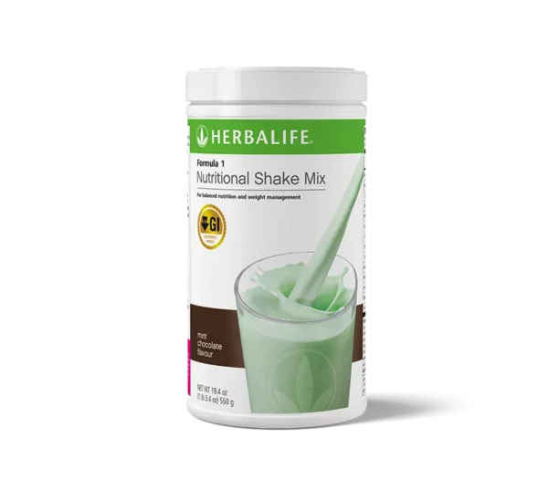 Herbalife Formula 1 Nutritional Shake Mix Mint Chocolate